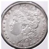 1882 CHOICE BU MORGAN DOLLAR