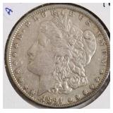 1891 MORGAN DOLLAR XF