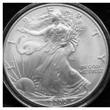 2000 SILVER EAGLE GEM