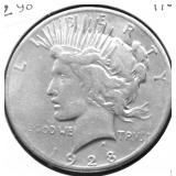 1928 PEACE DOLLAR VF