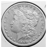 1899 O MORGAN DOLLAR XF