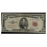 5 $ US LEGAL TENDER VF