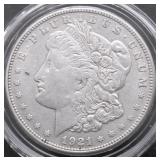 1921 S MORGAN DOLLAR XF