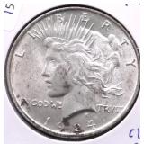 1924 CHOICE BU PEACE DOLLAR