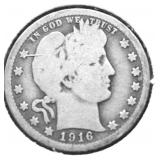 1916 D BARBER QUARTER G