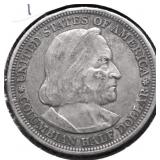 1893 COLUMBIAN EXPO HALF DOLLAR AU