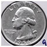 1956 PROOF WASHINGTON QUARTER