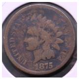 1875 INDIAN HEAD CENT G