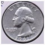 1961 RROOF WASHINGTON QUARTER