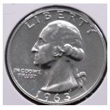 1963 PROOF WASHINGTON QUARTER