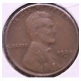 1924 D LINCOLN CENT XF