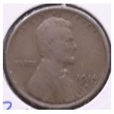 1914 S LINCOLN CENT VF