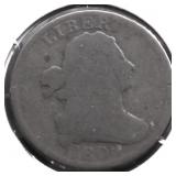 1808 HALF CENT VG