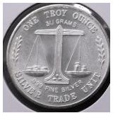 1 OZ .999 SILVER ROUND