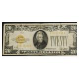 1928 20 $ GOLD CERTIFICATE VF25