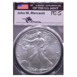 2002 PCGS GEM BU SILVER EAGKLE