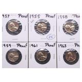 NICE GEM PROOF GROUP OF LINCOLN CENTS