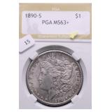 1890 S CHOICE BU MORGAN DOLLAR