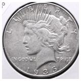 1935 PEACE DOLLAR XF
