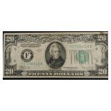 1934 20 $ FEDERAL RESERVE NOTE VF