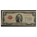 1928 TWO DOLLAR US LEGAL TENDER VF