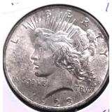 1923 CHOICE BU PEACE DOLLAR