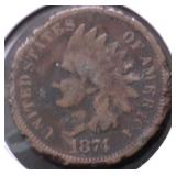 1874 INDIAN HEAD CENT G