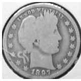 1897 BARBER QUARTER G