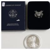 2003 PROOF SILVER EAGLE W BOX NO PAPERS