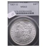1901 O PCGS MS63 MORGAN DOLLAR