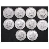 10 40 % SILVER HALF DOLLARS