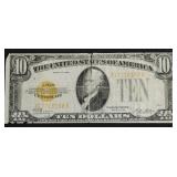 1928 10 $ GOLD CERTIFICATE F