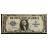 1923 1 $ SILVER CERTIFICATE VF INK