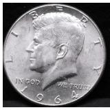 1964 CHOICE BU KENNEDY HALF DOLLAR