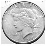 1926 S PEACE DOLLAR XF