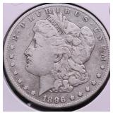 1896 S MORGAN DOLLAR VG+