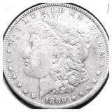 1889 O MORGAN DOLLAR XF