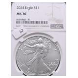 2024 NGC MS70 SILVER EAGLE