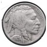 1926 S BUFFALO NICKEL VF