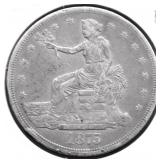 1875 CC TRADE DOLLAR AU