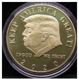 2020 TRUMP COIN GEM CLAD