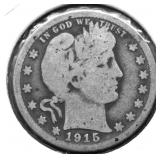 1915 BARBER QUARTER G