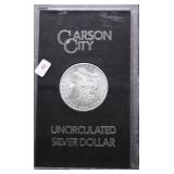1884 CC CHOICE BU ++ GSA MORGAN DOLLAR NO BOX