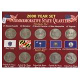 2000 GEM BU QUARTER SET