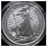 1 OZ  .999 SILVER  G BRIT BRITANNIA GEM