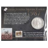 1987 SILVER EAGLE GEM