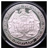 33 GRAMS MARYLAND SILVER ROUND