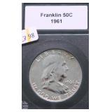 1961 GEM PROOF FRANKLIN HALF DOLLAR