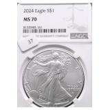 2024 NGC MS70 SILVER EAGLE