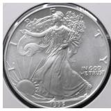 1995 SILVER EAGLE GEM